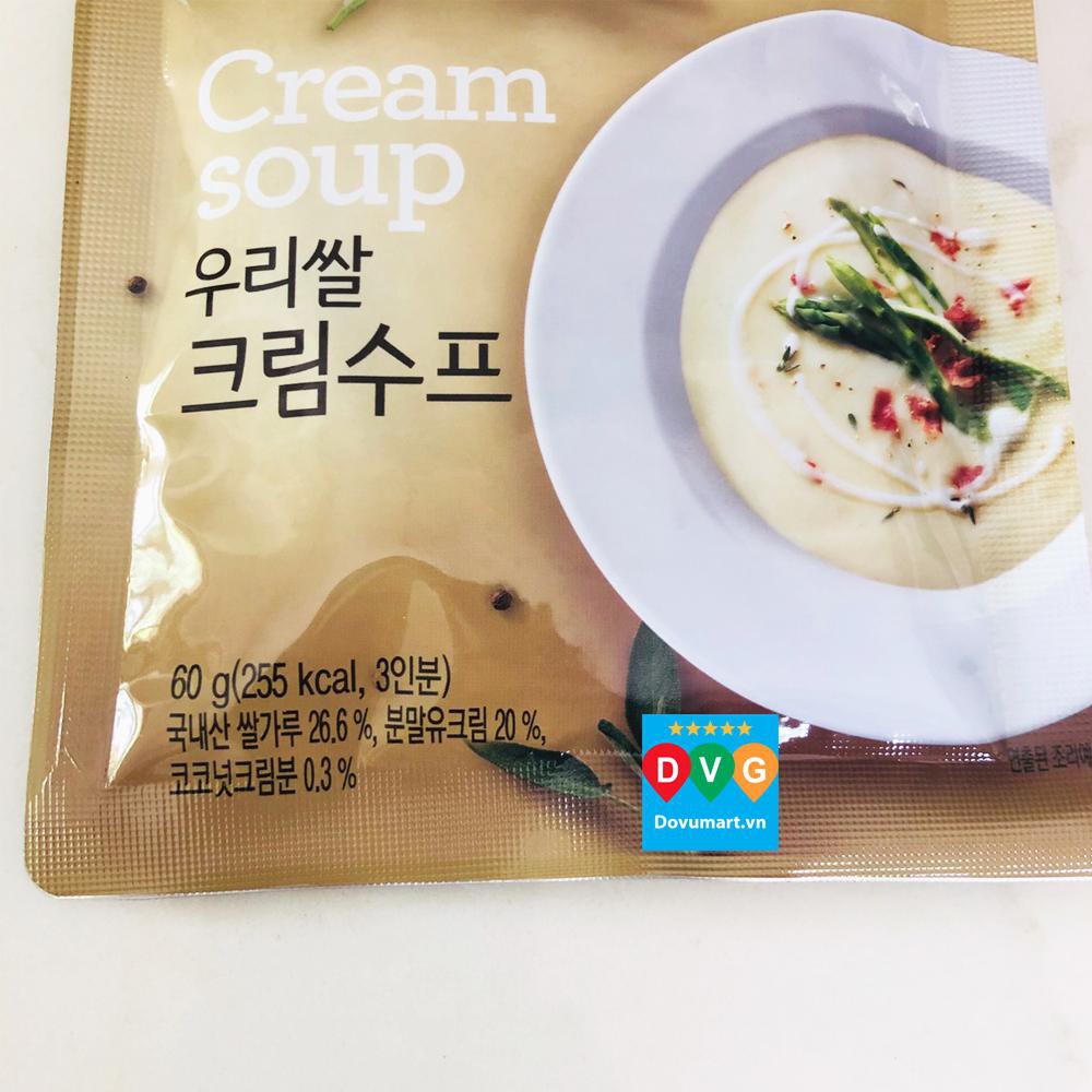 Súp Kem Ăn Liền Hàn Quốc ( Cream Soup) Daesang 60g ( 255 kcal)