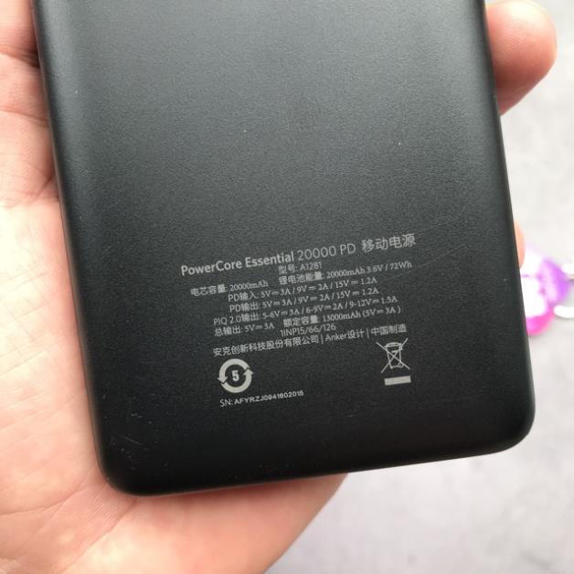 Sạc Dự Phòng ANKER PowerCore Metro Essential 20.000 PD - A1281 (Bảo Hành 18T)