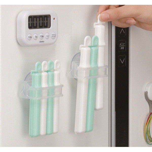 [Hỏa Tốc HN] Set 3 kẹp miệng túi INOMATA cỡ L kèm giá đựng Nội địa Nhật Bản