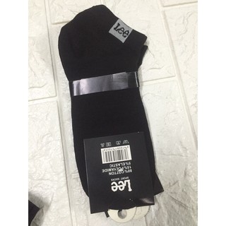 Combo 10 ĐÔI tất Lee màu GHI VÀ ĐEN