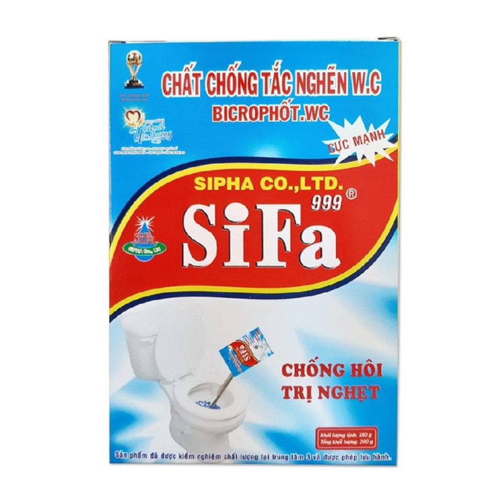 Bột thông cầu Sifa gói 200gr chống tắc nghẽn