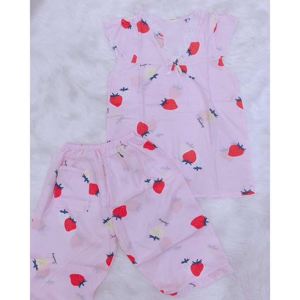 Đồ bộ chất liệu tole lanh 2 da loại 1 cho người lớn 54-75kg - The Cupid Store
