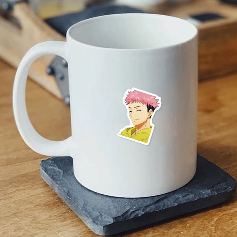 Set 55 Miếng Dán Lưng Ván Trượt Laptop Ghi Ta Hành Lý Hình Anime Nhật Bản