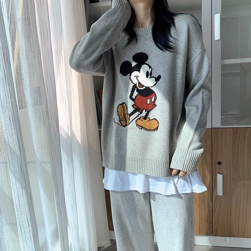 Áo Len Dài Tay Mickey