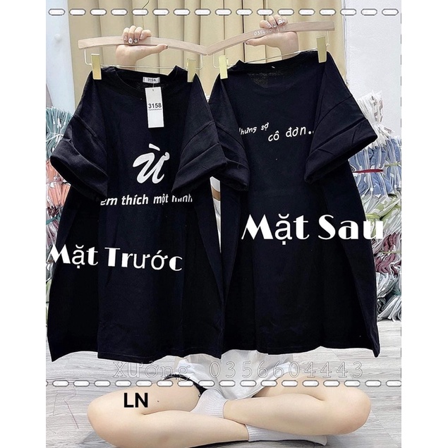 Áo phông ừ in hai mặt LN12