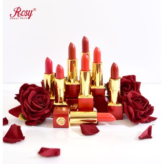Son Tươi Collagen RoSy - Không Chì, Không Thủy Ngân, Siêu dưỡng môi, Lâu Trôi