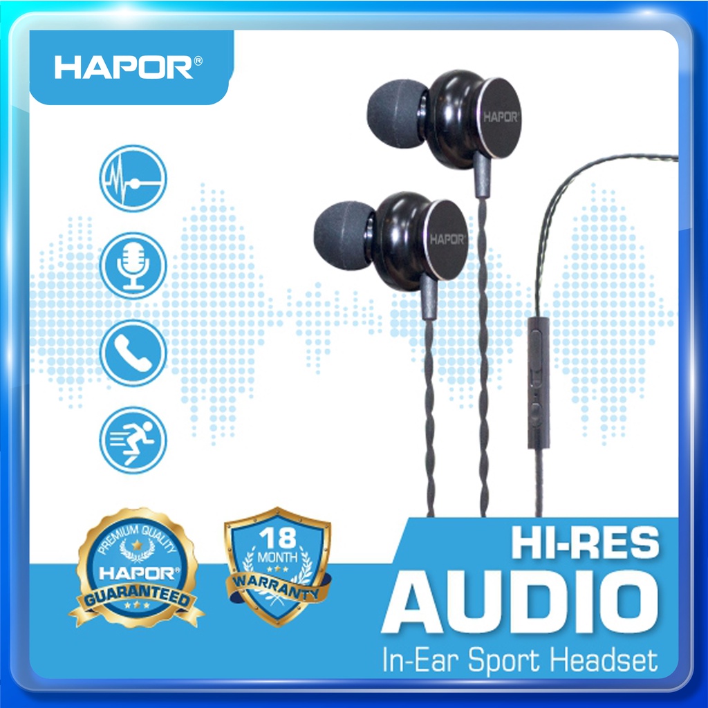 TAI NGHE Siêu Bass HAPOR HP-E01 Chơi Game Nghe Nhạc Siêu Chất chống ồn bảo hành 1 đổi 1 trong 18 tháng