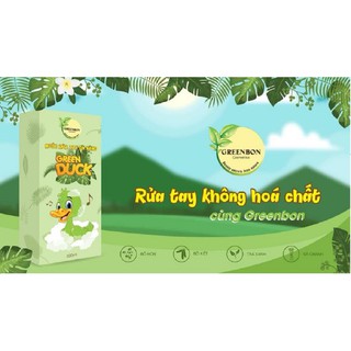 Nước rửa tay không hóa chất cho bé GREEN DUCK - GREENBON