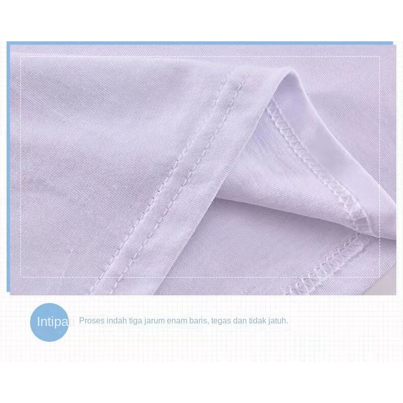 Áo thun tay dài 100% cotton thời trang xuân thu Nhật Bản và Hàn Quốc màu trắng cho bé trai và bé gái