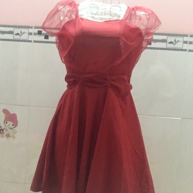 Thanh lý đầm xoè phối ren (hàng new)