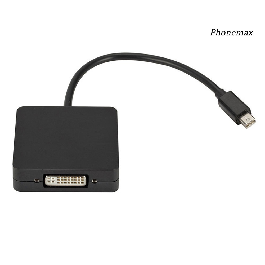 Cáp Chuyển Đổi 3 Trong 1 Từ Cổng Dp Sang Hdmi Vga Dvi Cho Macbook