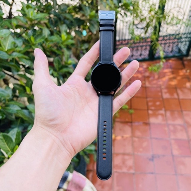 Dây da đồng hồ Samsung Galaxy Watch Active 2 40/44mm bản dây 20mm  hàng chính hãng
