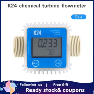 Xiyijia [Sẵn Sàng] Bộ Thiết Bị Đo Lưu Lượng Nhiên Liệu Kỹ Thuật Số K24 Lcd