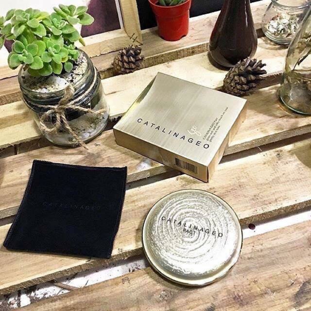 (HÀNG AUTH) Phấn phủ Geo Lamy Vàng siêu mịn (date 2025 bên trong kèm túi nhung nhỏ xinh) | BigBuy360 - bigbuy360.vn