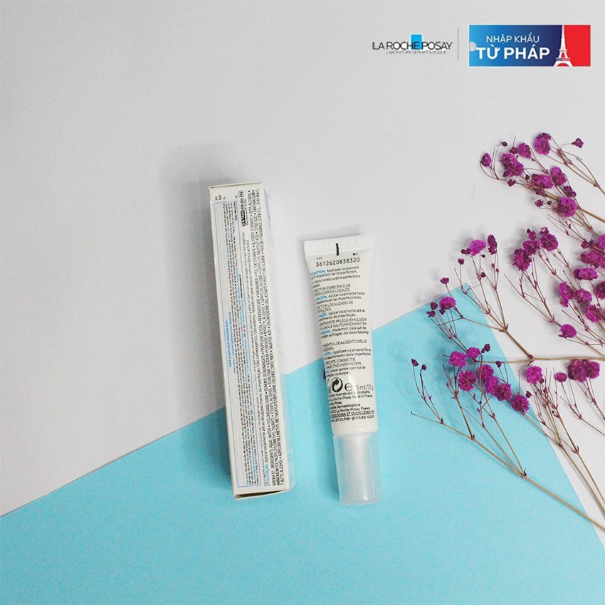 [NHẬP KHẨU-TEM PHỤ] Kem giảm mụn Effaclar A.I LA ROCHE POSAY giảm sưng viêm &amp; ngăn ngừa mụn