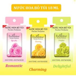 Nước hoa mini bỏ túi enchanteur 18ml,,