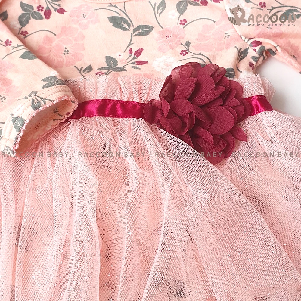 Bộ đồ liền thân dạng váy xuất Pháp điệu đà body dress cho bé gái Hicole Hiller