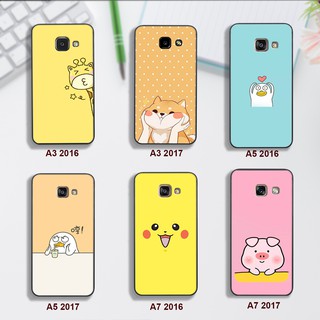 ốp sam sung in hình HỌAT HÌNH CUTE NGỘ NGHĨNH cho máy ss A3-A5-A7-2016-2017