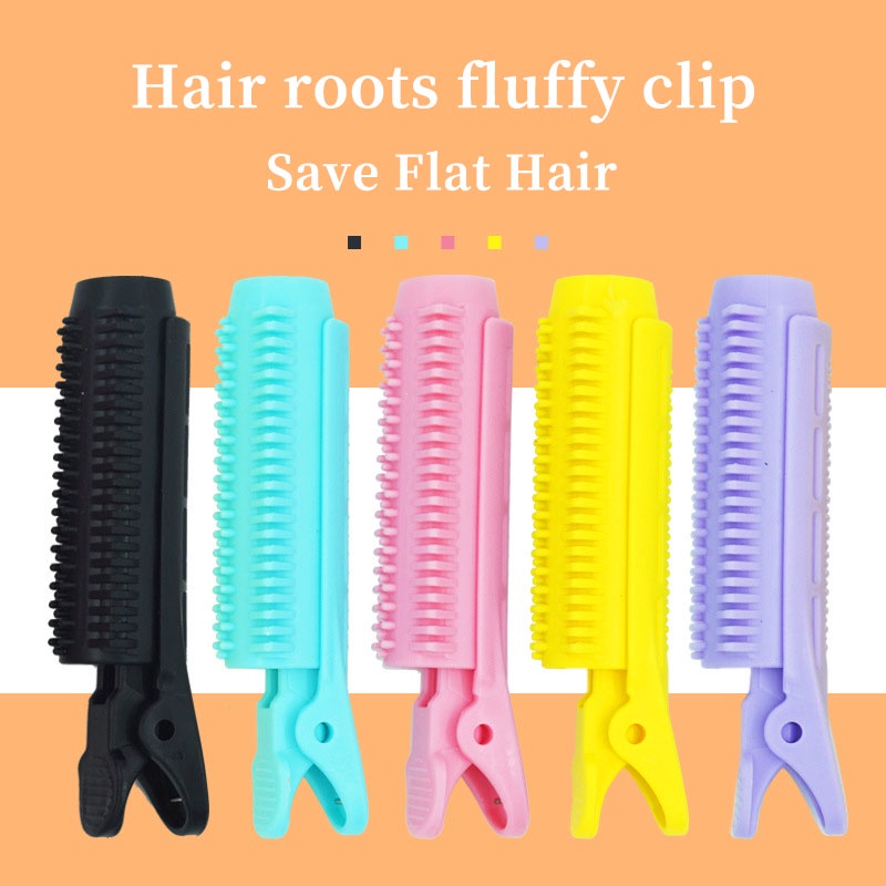 Kẹp lô cuốn tóc 6 màu làm phồng tóc nhanh chóng tiện lợi