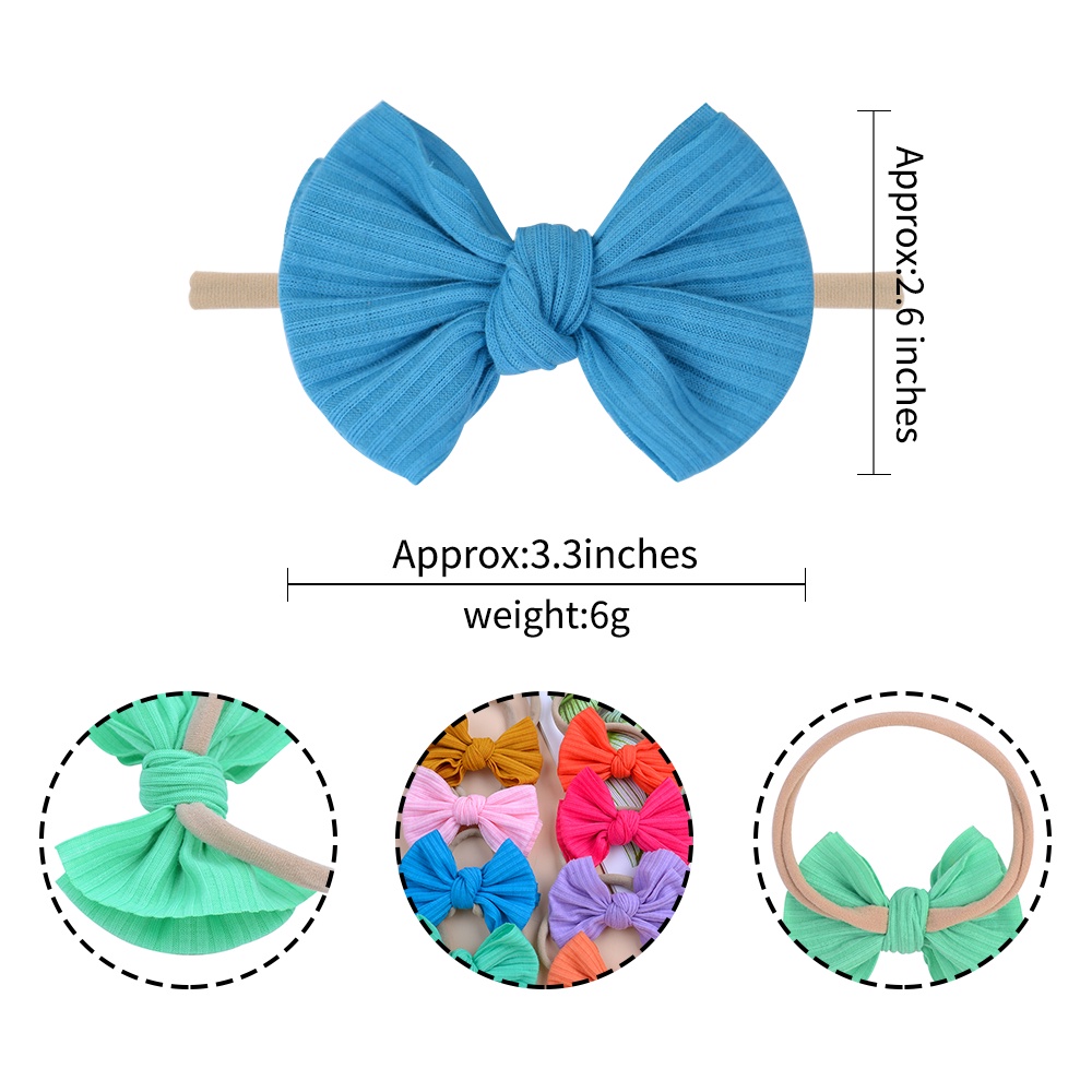 Băng đô nơ KIDSBOWS 3.3 inch thời trang cho bé gái