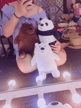 Gấu bông We bare Bear size to