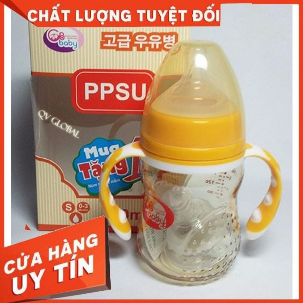 Bình Sữa PPSU Wesser Cổ Hẹp/Cổ Rộng Đủ Size Mẫu Mới 2020