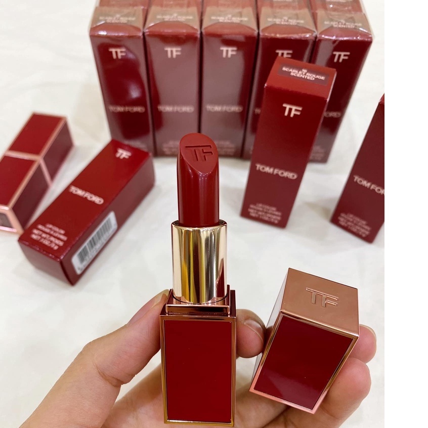 Son Tom Ford Matte Màu 07 Ruby Rush + 06 Flame + 27 Shameless + 24 Marocain + 16 Scarlet Rouge