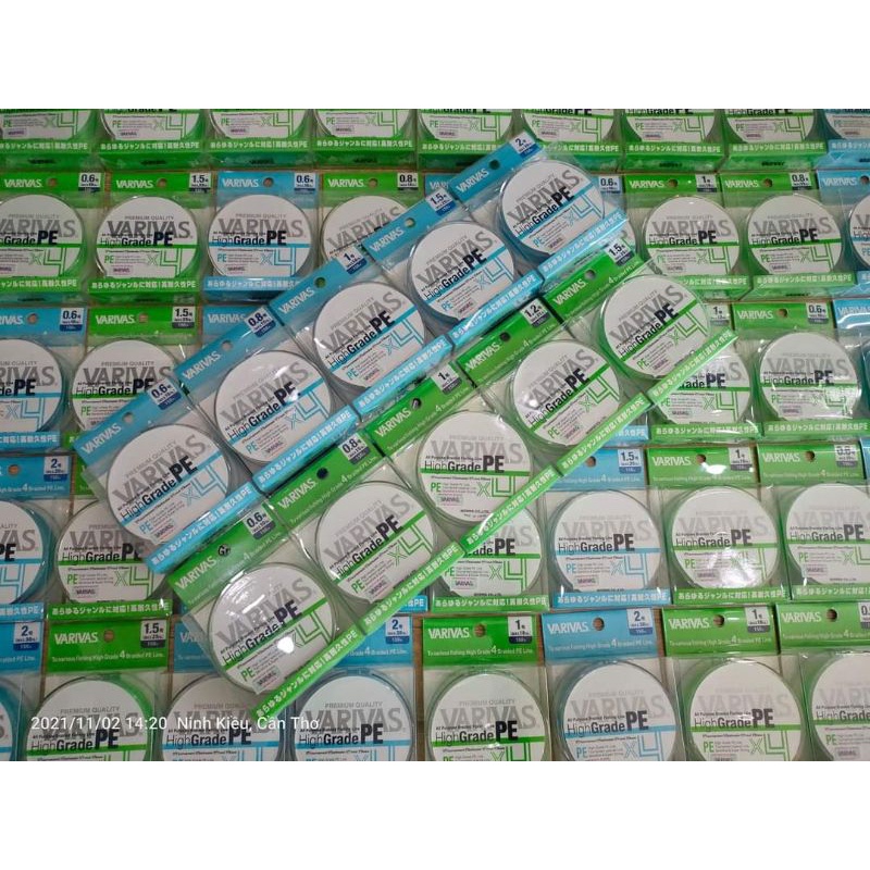 Dây Câu Cá Varivas High Grade PE X4 - 150m