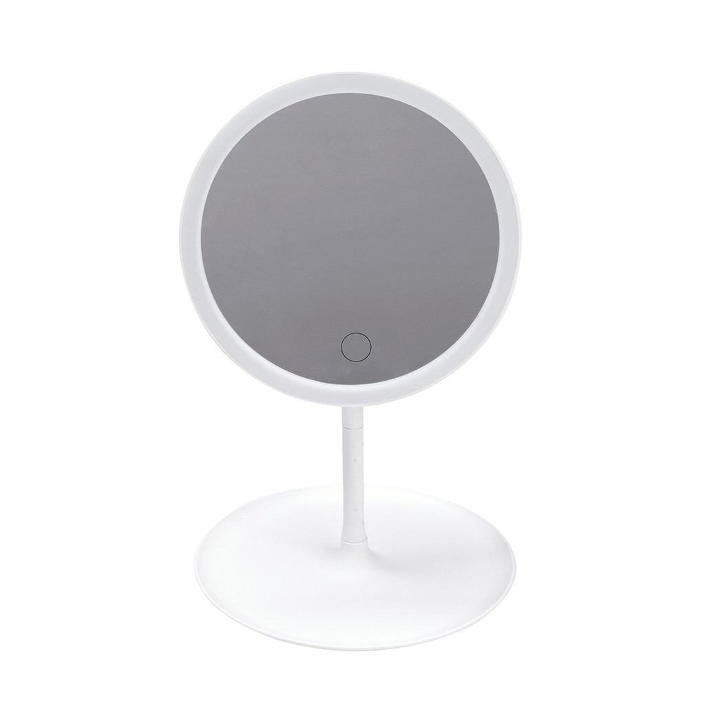 Gương Trang Điểm Có Đèn led Để Bàn Kèm Sạc usb Tiện Dụng