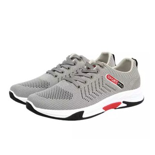 Giày thể thao sneaker nam sacas cao 3cm sc053 xám