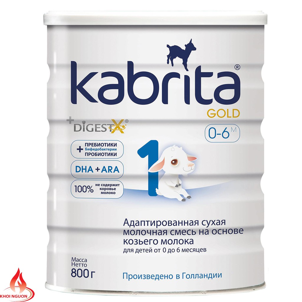 Sữa dê Kabrita Gold số 1 hộp 800g dành cho trẻ sơ sinh xuất xứ LB Nga
