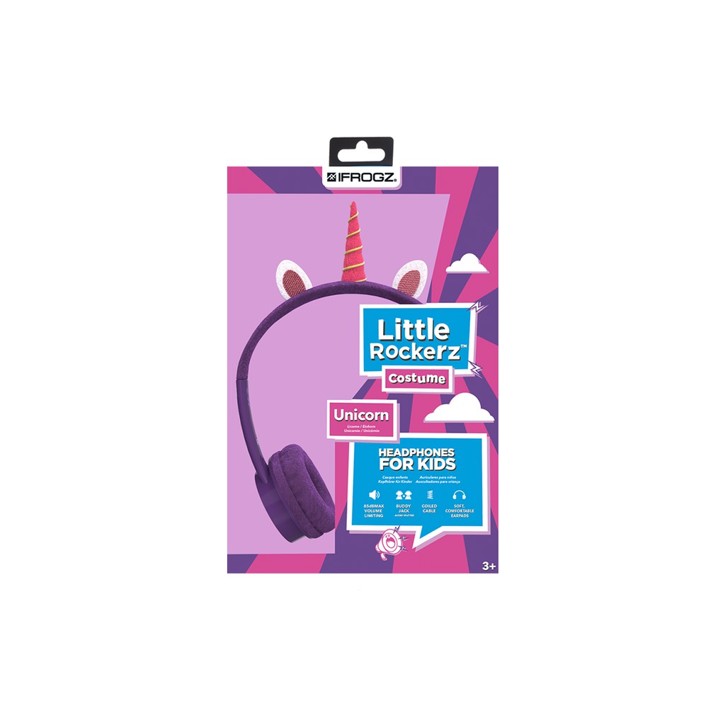 Tai nghe iFrogz Headphone-Little Rockerz Costume có dây dành cho trẻ em - hàng chính hãng