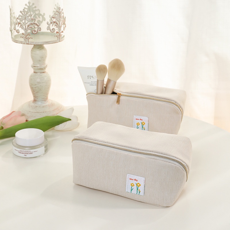 Túi Đựng Mỹ Phẩm Cỡ Lớn Hình Vỏ Sò / Hoa Xinh Xắn Tiện Dụng Mang Đi Du Lịch