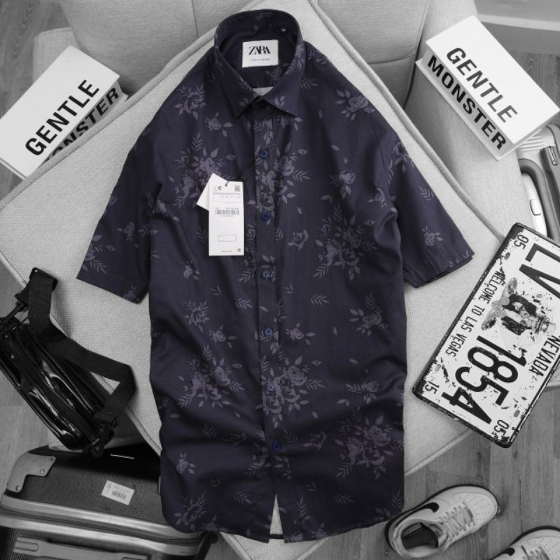 Áo Sơmi tay ngắn HỌA tiết hoa văn VNXK | BigBuy360 - bigbuy360.vn