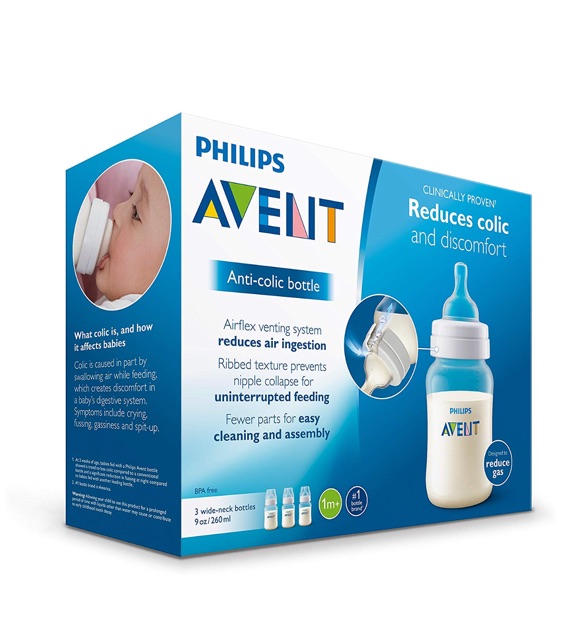 Bình sữa avent 260ml - Tách set - Giá cho 1 bình