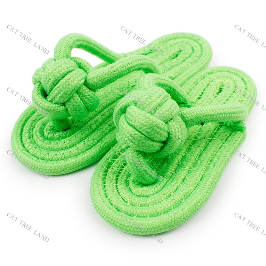 ĐỒ CHƠI CHÓ MÈO, THỪNG COTTON HÌNH CHIẾC DÉP, GẶM NHẮM, MÀI RĂNG, GIẢM NGỨA RĂNG