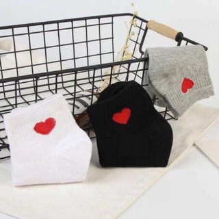 Set 10 đôi tất cổ ngắn hoạ tiết trái tim