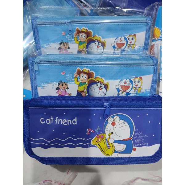 Hộp bút vải hình Doreamon