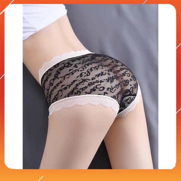 Quần lót nữ kháng khuẩn cạp cao nâng mông chất liệu ren cao cấp Q2109