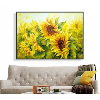 TRANH CANVAS: VƯỜN HOA HƯỚNG DƯƠNG TB2-02 (30X40 ; 40X60 ; 70X100)