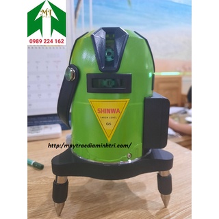 Máy cân bằng laser shinwa g5, 5 tia xanh