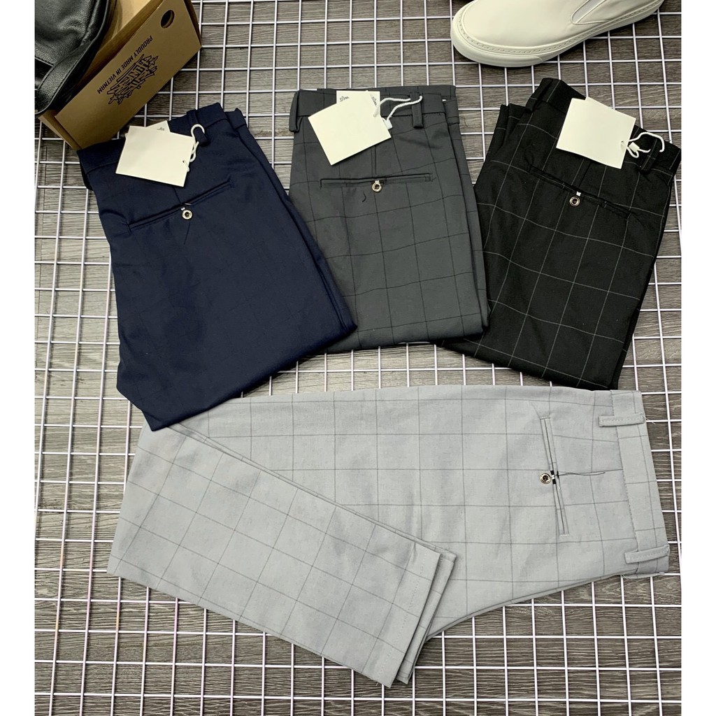 Quần tây âu hàn quốc! Tây âu kẻ sọc nhiều màu cao cấp (KÈM ẢNH THẬT) | BigBuy360 - bigbuy360.vn