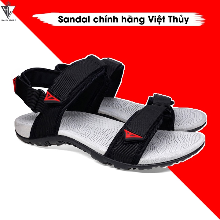 Giày sandal nam chính hãng Việt Thủy-VT016-Đen