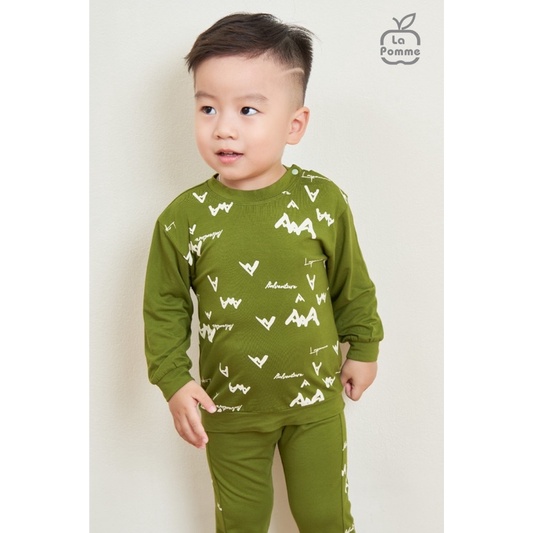 La pomme bộ dài tay mountain adventure AW2022