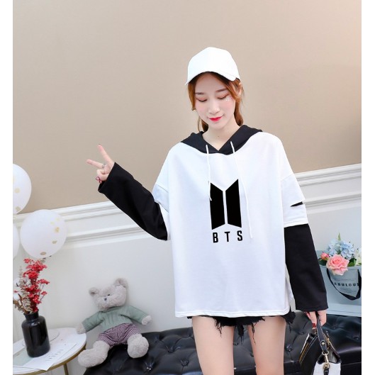 Áo hoodie phối tay Bangtan (N4B04 N4B05) | BigBuy360 - bigbuy360.vn