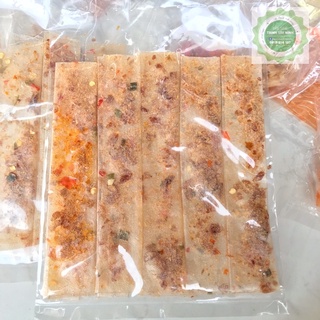 Bánh tráng dẻo tôm cuộn hành tỏi phi Tây Ninh