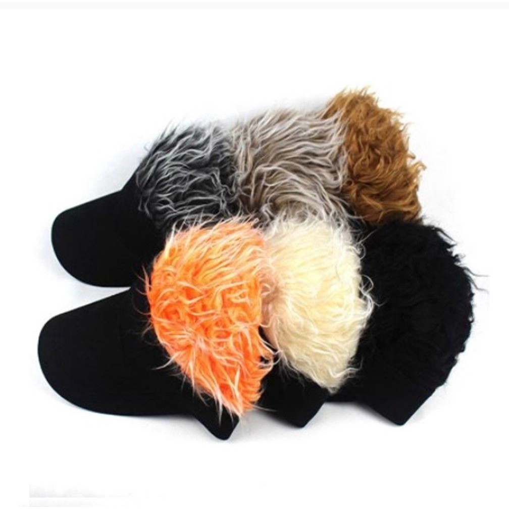 EUCA Bộ Tóc Giả Ngắn + Mũ Lưỡi Trai Cotton Phong Cách Hip Hop Cá Tính