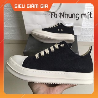 Giày rick owen cổ thấp [ hàng 1:1 full bill +box]