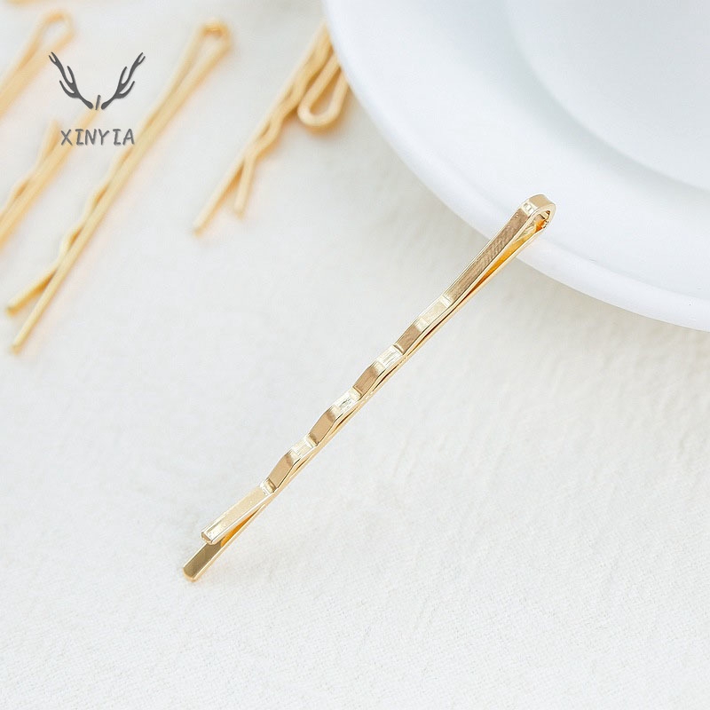 1pc Gold Diy Hairpin For Women - Xy1