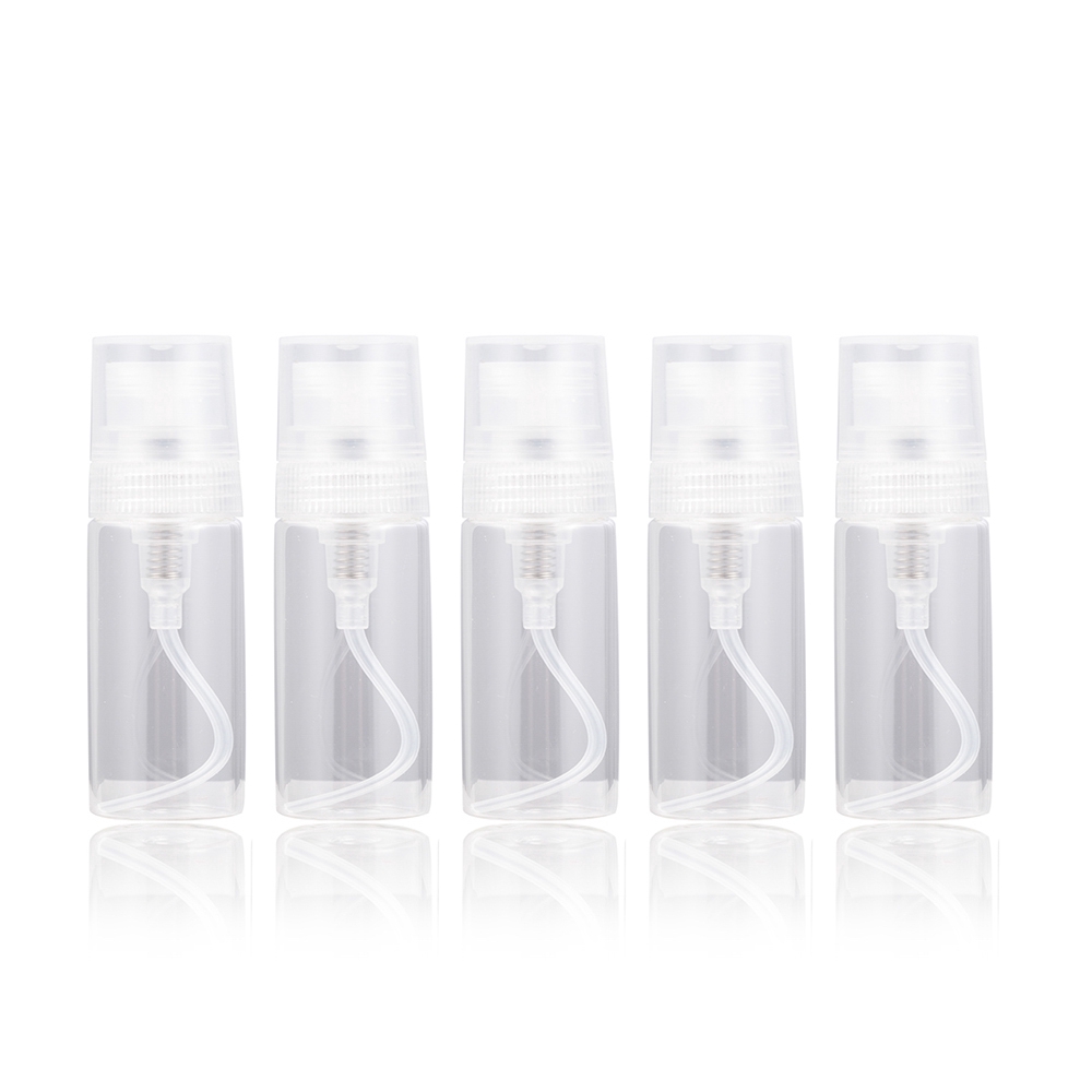 [Hàng mới về] Bộ 5 chai xịt phun nước hoa mini rỗng bằng thủy tinh đổ đầy lại được nhỏ gọn mới 2-5ml